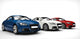 Blue White Red Cars