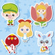 Cartoon Story People Icons