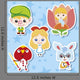 Cartoon Story People Icons