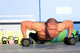 Gym Man Push-up Strength