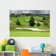 the golf course in Karlstejn Wall Mural