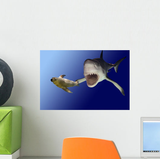 sharkattack Wall Mural