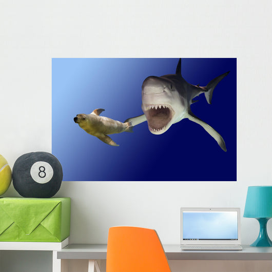 sharkattack Wall Mural