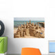Sandcastle on the Beach Wall Mural