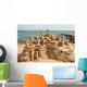 Sandcastle on the Beach Wall Mural