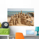 Sandcastle on the Beach Wall Mural