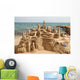 Sandcastle on the Beach Wall Mural
