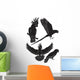 Parrot Wall Decal Sticker Set