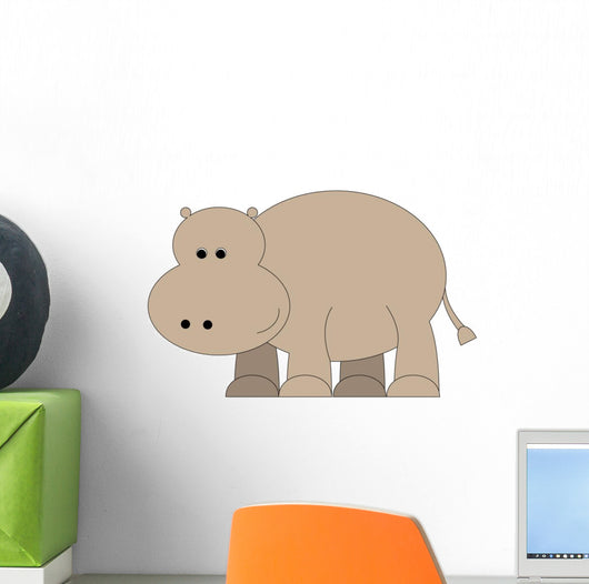 Hippo Wall Decal