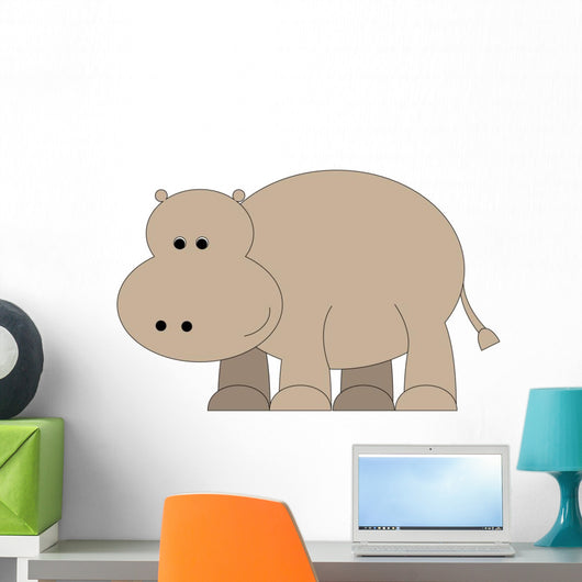 Hippo Wall Decal