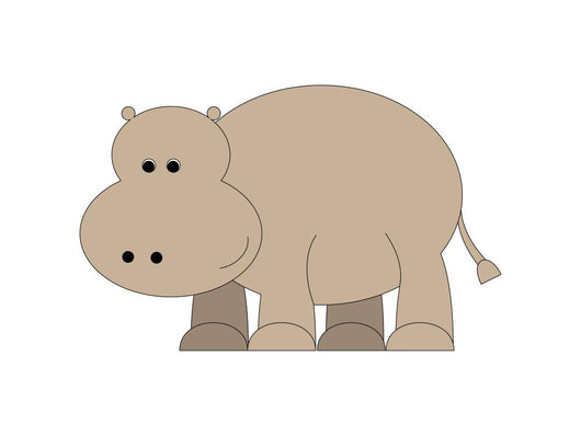 Hippo Wall Decal