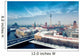 Berlin Skyline Winter City Panorama with snow and blue sky Wall Mural