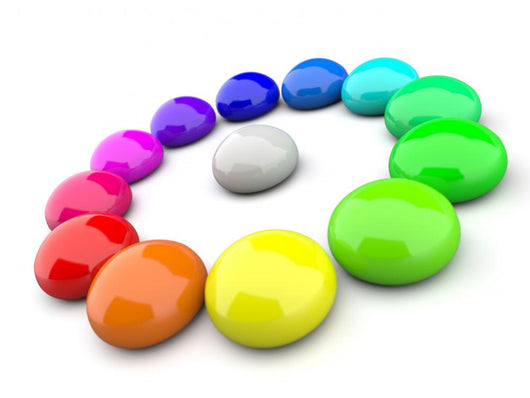 3D color circle drops Wall Decal