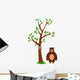 Tree and Bear Wall Mural