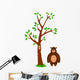 Tree and Bear Wall Mural