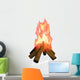 Wood Camp Fire Wall Decal