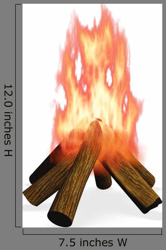 Wood Camp Fire Wall Decal