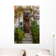 House Entrance with Plants Wall Mural