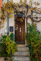 House Entrance with Plants Wall Mural