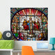 Jesus Mary Rose Window Wall Mural