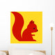 Happy Little Red Cartoon Wall Mural