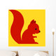 Happy Little Red Cartoon Wall Mural