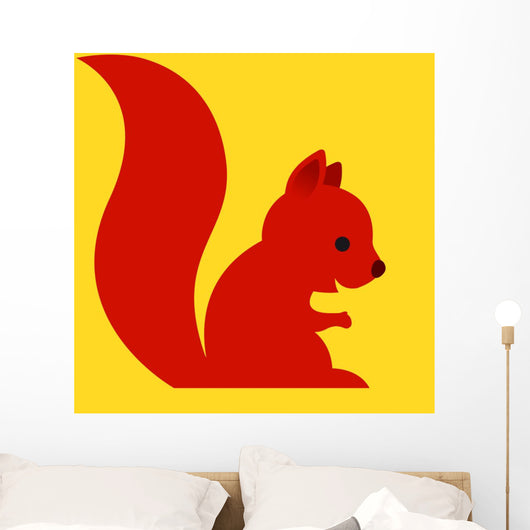 Happy Little Red Cartoon Wall Mural