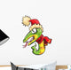 Snake New Year Hat Wall Decal