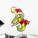 Snake New Year Hat Wall Decal