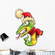 Snake New Year Hat Wall Decal