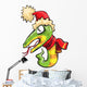 Snake New Year Hat Wall Decal