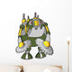 Massive Warrior Robot Cyborg Wall Mural