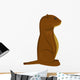 Cartoon Groundhog Wall Decal