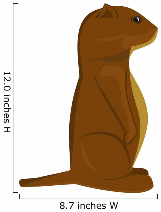 Cartoon Groundhog Wall Decal