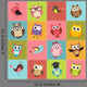 Patchwork with Owls