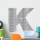 K Alphabet Silver Diamond