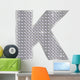 K Alphabet Silver Diamond