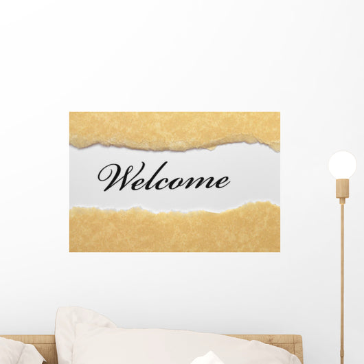Welcome Wall Mural