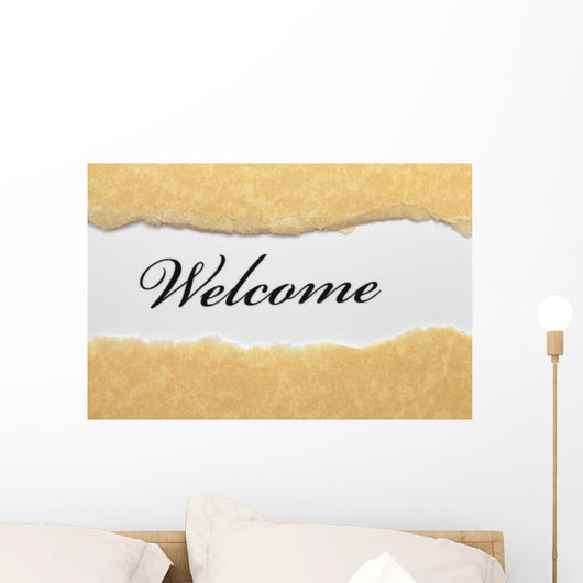 Welcome Wall Mural