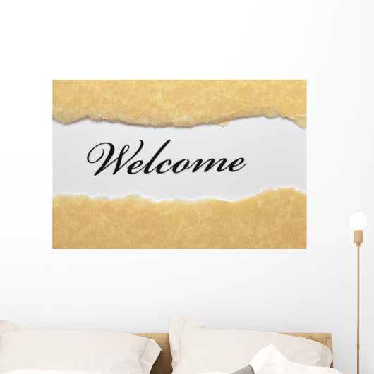 Welcome Wall Mural