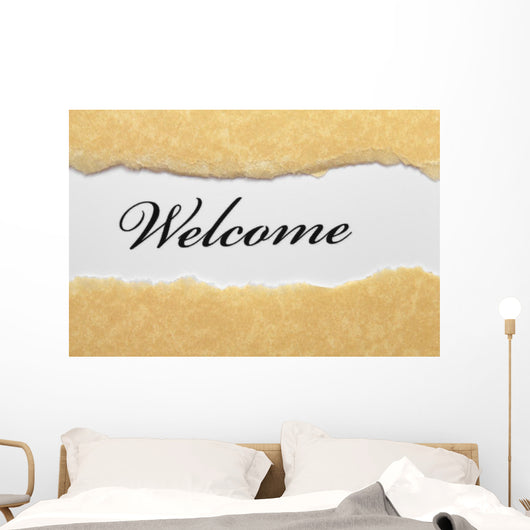 Welcome Wall Mural