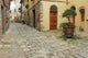 Narrow Italian Street and
