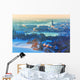 Winter Aerial Scenery Stockholm Wall Mural
