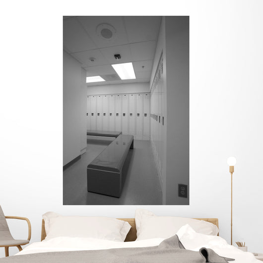 clean locker room Wall Mural
