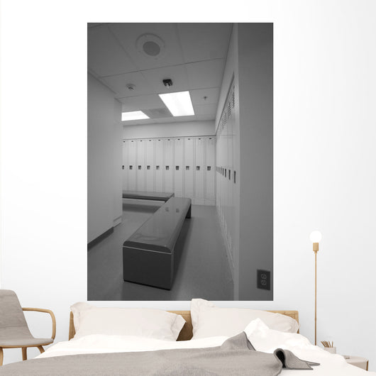 clean locker room Wall Mural