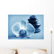 Orchid and Black Basalt Wall Mural