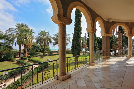 Marble Gallery Overlooks Park