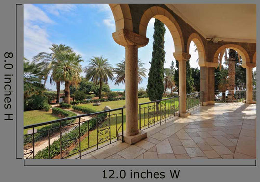 Marble Gallery Overlooks Park