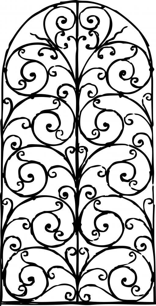 Window Grille Wall Decal