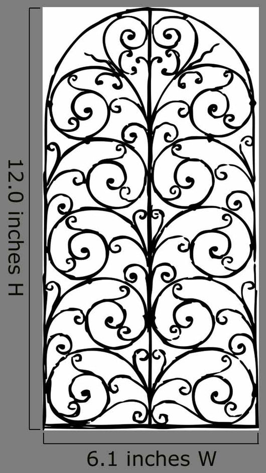 Window Grille Wall Decal